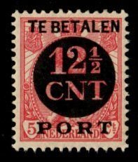 Netherlands #J79 MNH light pencil notation on back