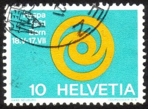 1961, Switzerland 10c, Used, Sc 403