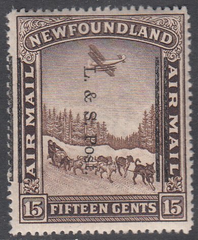 Canada - Newfoundland 211 MH Offset Overprint CV $11.00