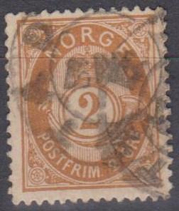 Norway #37 F-VF Used CV $10.00 (A6515)