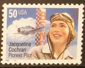 # 3066 MNH 50c Jacquelline Couchran, Pilot - 3698