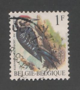 Belgium 1985 Scott 1207 used - 1 fr, Birds, Pic epeichette