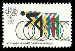 PCBstamps   US #1460 6c Olympics-Bicycling, MNH, (5)