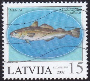 Latvia 2002 SG585 Used