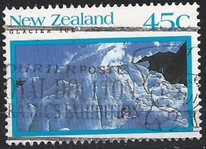 New Zealand 1104 45c Glaciers used