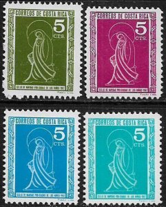 Costa Rica #RA33-6 MNH Set - Madonna and Child