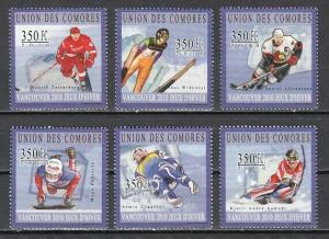 Comoro Is., 2010 issue. Vancouver Winter Olympics, #2. ^