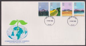 GREAT BRITAIN - 1983 COMMONWEALTH DAY - 4V - FDC