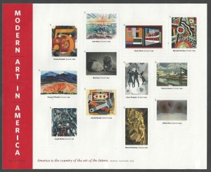 (G) USA #4748 Modern Art In America Full Sheet MNH