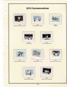 Charlie Brown Christmas Forever US Postage Singles Set of 10 #5021-30 VF MNH
