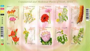 South Africa - 2012 Commercial and Medicinal Plants MNH**