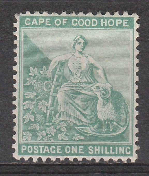 SOUTH AFRICA 1893 HOPE 1/- WMK ANCHOR