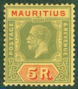 MAURITIUS 198 MH (RL) 5607 CV $47.50 BIN $22.00