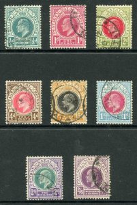 Natal SG146/57 KEVII Set of 8wmk Mult Crown CA