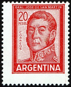 Argentina #698A  MNH - 20p San Martin (1960)