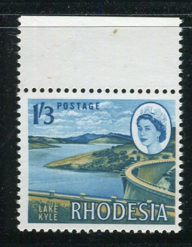 RHODESIA; 1964 early QEII Pictorial issue MINT MNH MARGIN 1s.3d. value