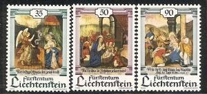LIECHTENSTEIN  949-51 MNH 1990 Christmas