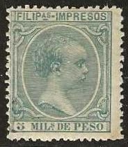 Philippines P20, mint, hinged, 1896. (P101)