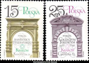 Poland Scott 2547-2548 Mint never hinged.