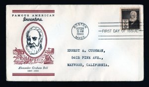 # 889 to 893 First Day Covers with Linprint cachet dated 1940