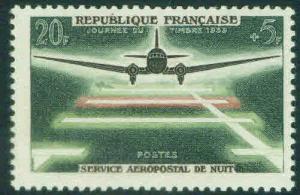 FRANCE Scott B329 MNH** 1959 Semi Postal airplane