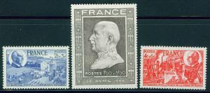 FRANCE Scott B175-B177 MNH** Marshal Petain stamp set 1944