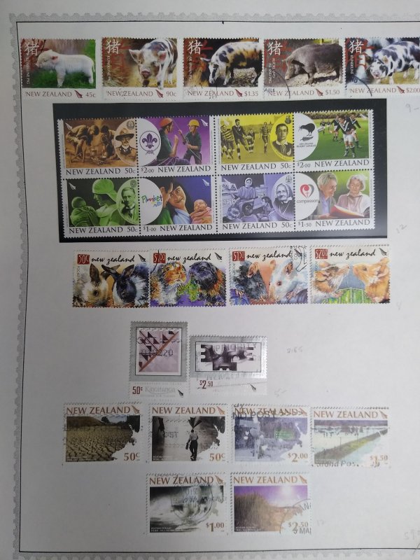 collection on pages New Zealand 2008 IG: CV $110