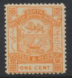 North Borneo  SG 37 Orange  MH   please see scans & details