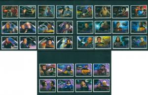 Star Trek Space Cinema MNH set 32 stamps