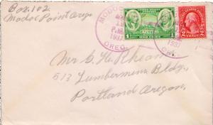 United States Oregon Modoc Point 1937 violet 4c-bar  1916-1955.