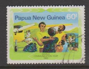 Papua New Guinea Sc#587 Used