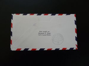 first flight cover New York Munchen Boeing 747 Lufthansa 1970