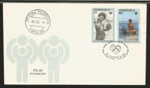 E)1979 VENEZUELA, INTERNATIONAL YEAR OF THE CHILD, FDC