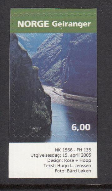 Norway 2005 Scott #1427 6k Geiranger Fjord - Tourism