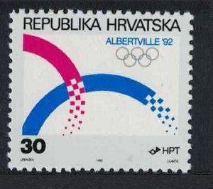 Croatia Winter Olympic Games Albertville France 1992 MNH SG#174