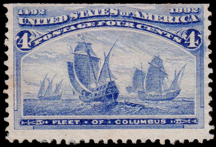 United States Scott 233 (1893) Mint H F, CV $50.00 D