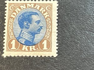 DENMARK # 128-MINT/HINGED**THIN**-----SINGLE------1922