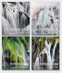 2019 Croatia Tourism Plitvice Lakes  (4)   (Scott 1133-36) MNH