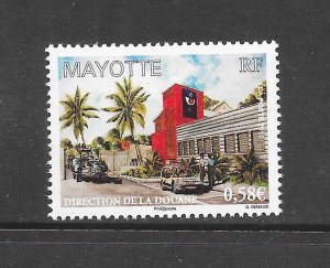 MAYOTTE #264 CUSTOMS HOUSE MNH