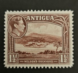 Antigua 1938 SG100a mm 1.5d KGVI pictorial definitive issue