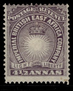 BRITISH EAST AFRICA QV SG11, 4½a dull violet, M MINT. Cat £38.