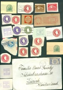 USA. 1937 Cover 5c. Naval Sc# 794 + Lot, Cuts, Labels, Stationery.