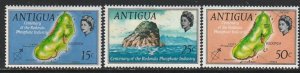 1969 Antigua - Sc 221-3 - MH VF - 3 single - Redonda