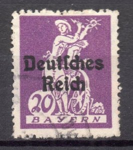 Germany 1920 Early Issue Fine Used 20pf. Optd NW-95708