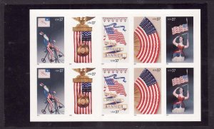 USA-Sc#3776-80- id12-unused NH booklet-Flags-Old Glory-2003-