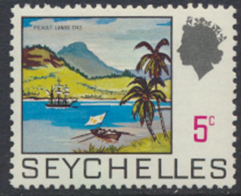 Seychelles  SG 262  SC# 257  MLH  Picault Lands 1969  see details and scans 