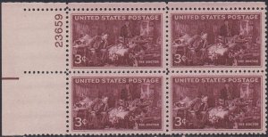 949 Doctors plate Block MNH