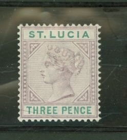 St. Lucia #32a Unused Single