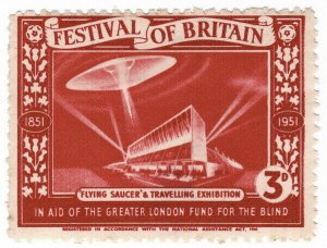 (I.B) Cinderella Collection : Festival of Britain 3d (Flying Saucer)