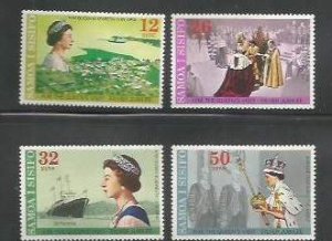 SAMOA - 1982 - Queen Elizabeth II - Perf 4v Set - Mint Never Hinged